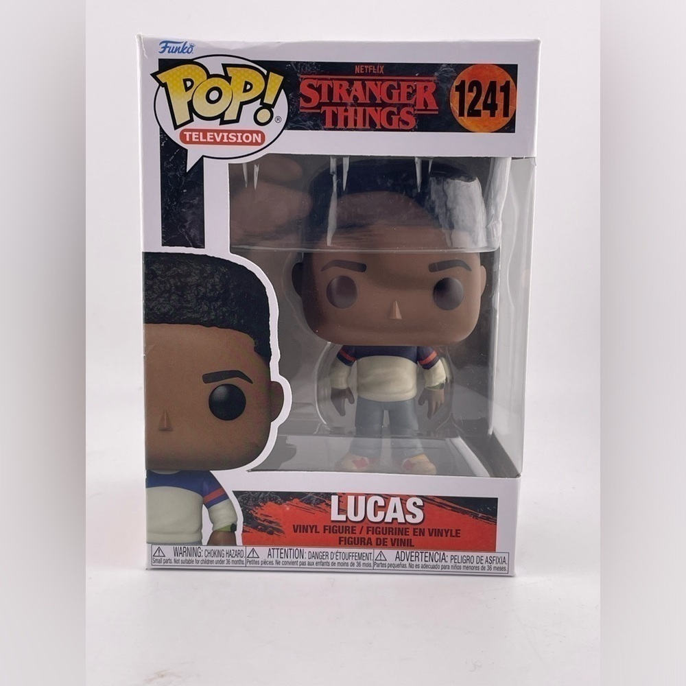 NEW IN BOX Funko POP! Television : Stranger Things - Lucas #1241 - Picture 4 of 7